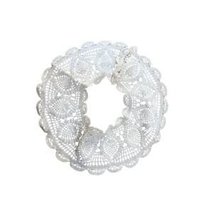 Vintage Peking‎ Handicrafts Inc Hand Made Collar Accessory Lace Button Closure
